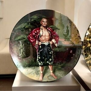 Vintage 1985 Knowles A Puzzlement Plate King & I Yul Brynner 8.5 NIB Certificate